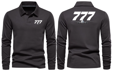 BOEING 777 LONG SLEEVE POLO